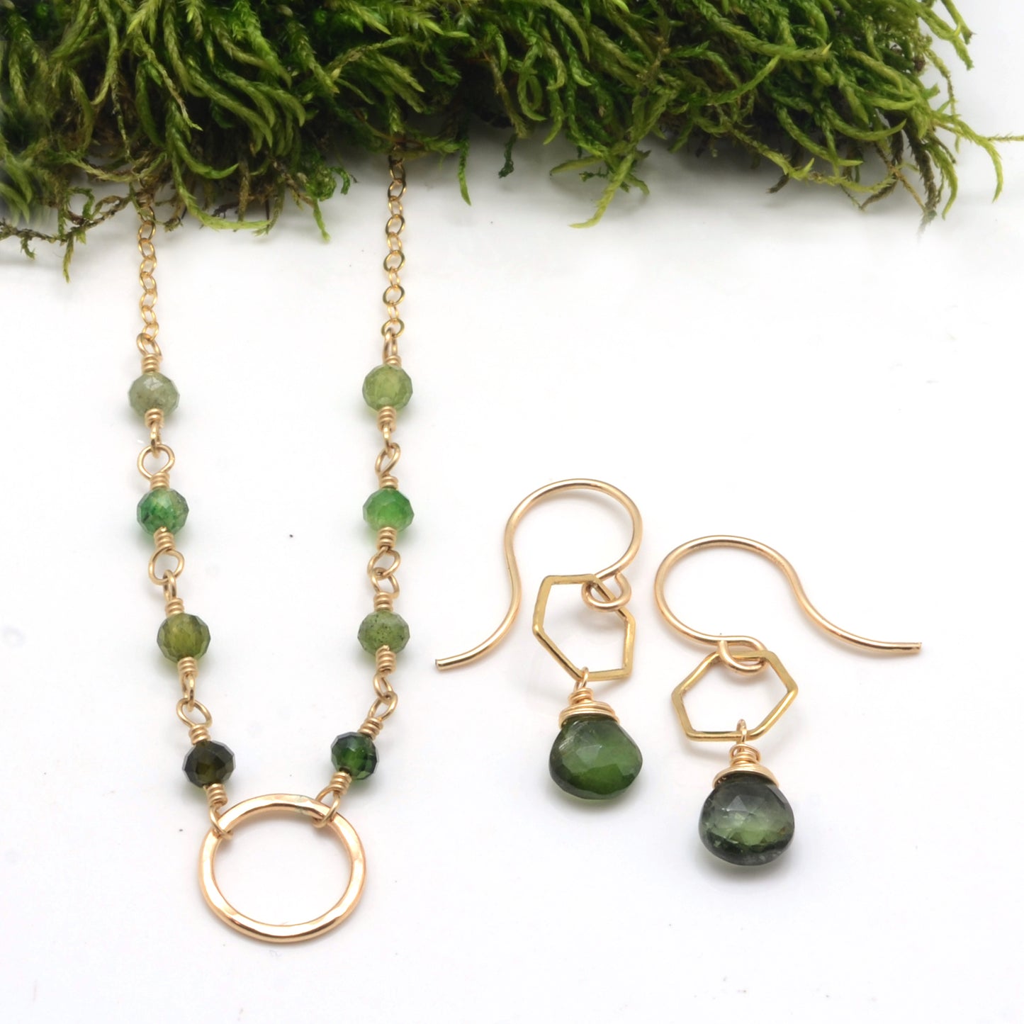 Gem-Kissed: Kylie - Green Tourmaline