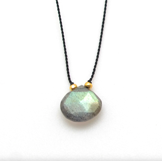 Tears on Silk: Labradorite