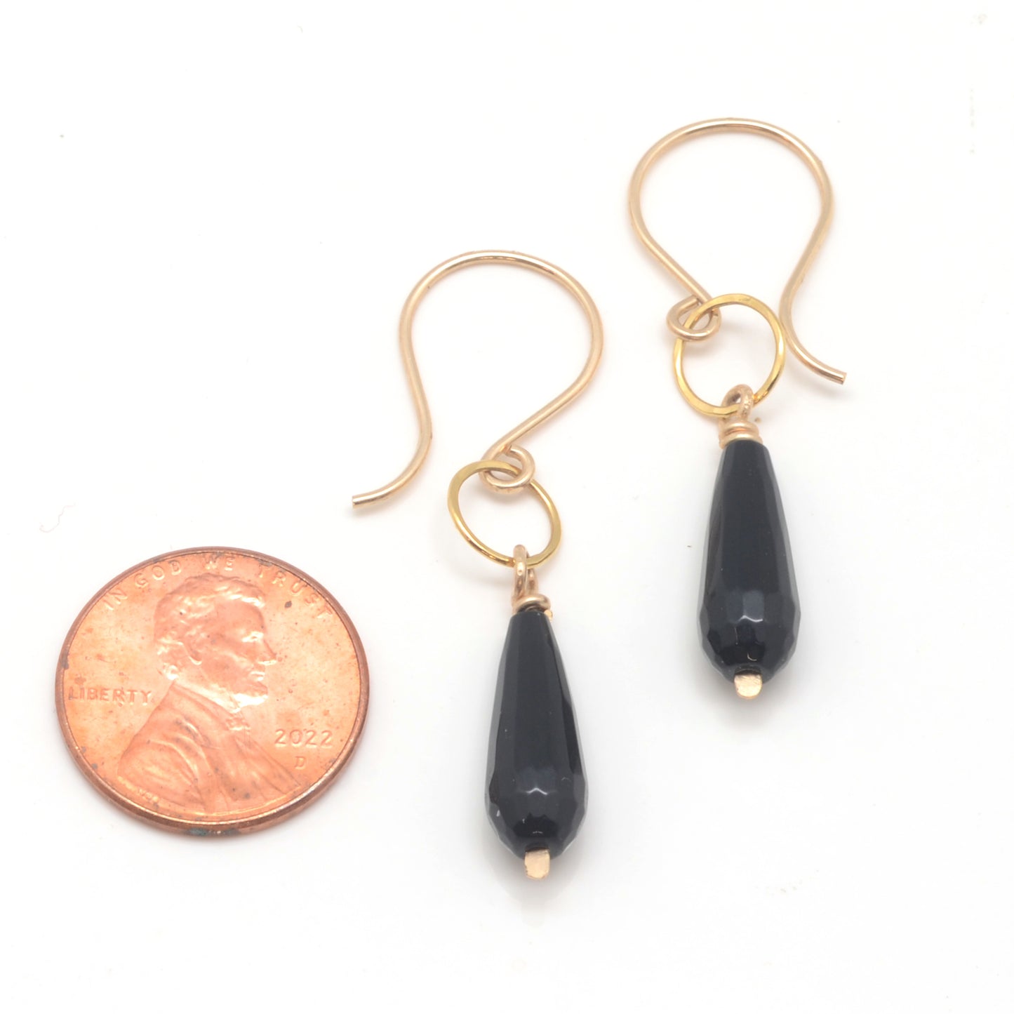 Elongated Black Onyx Tears
