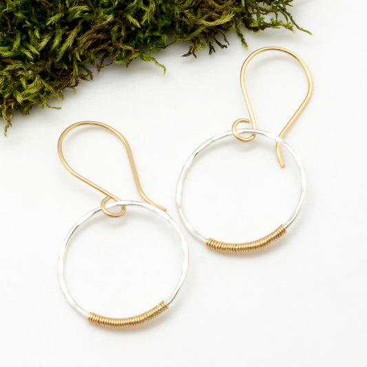 It's a Wrap: 2-tone Mary's Hoops