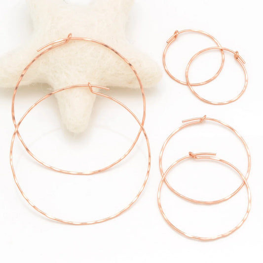 Metalworks: Rose Gold Infinity Hoops