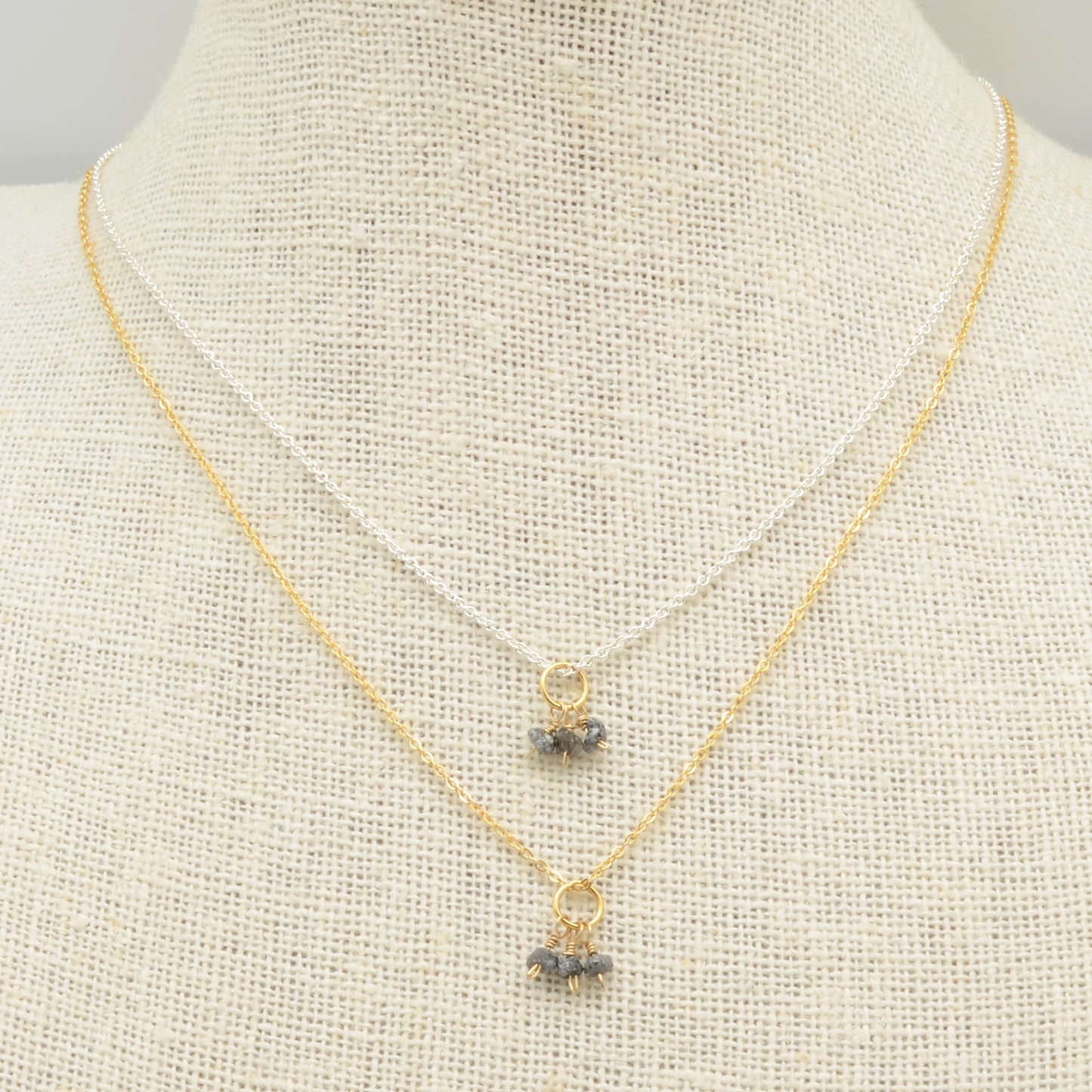 Gem-Kissed: Triple Diamond Cluster