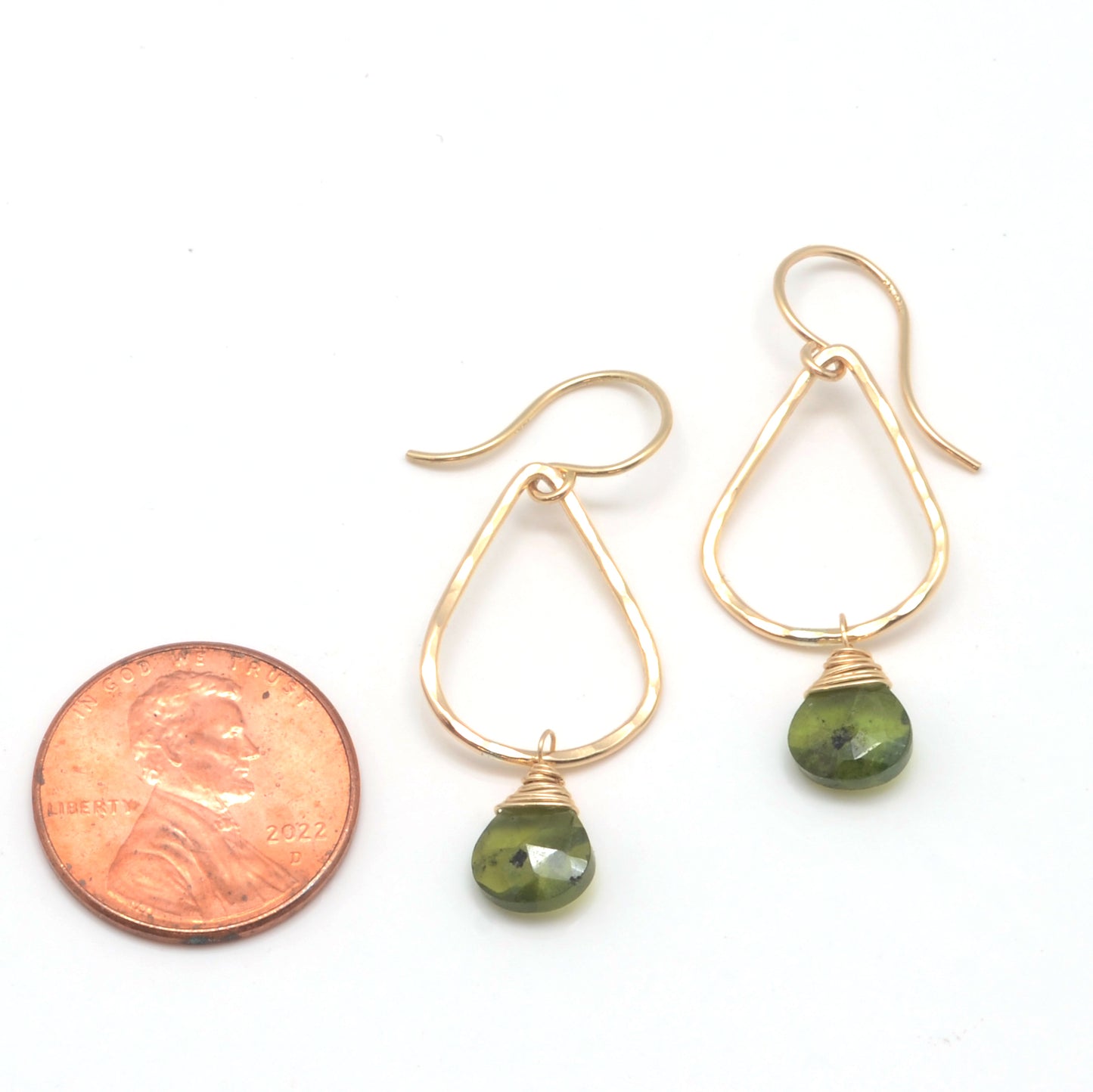 Hammered Tears: Grossular Garnet