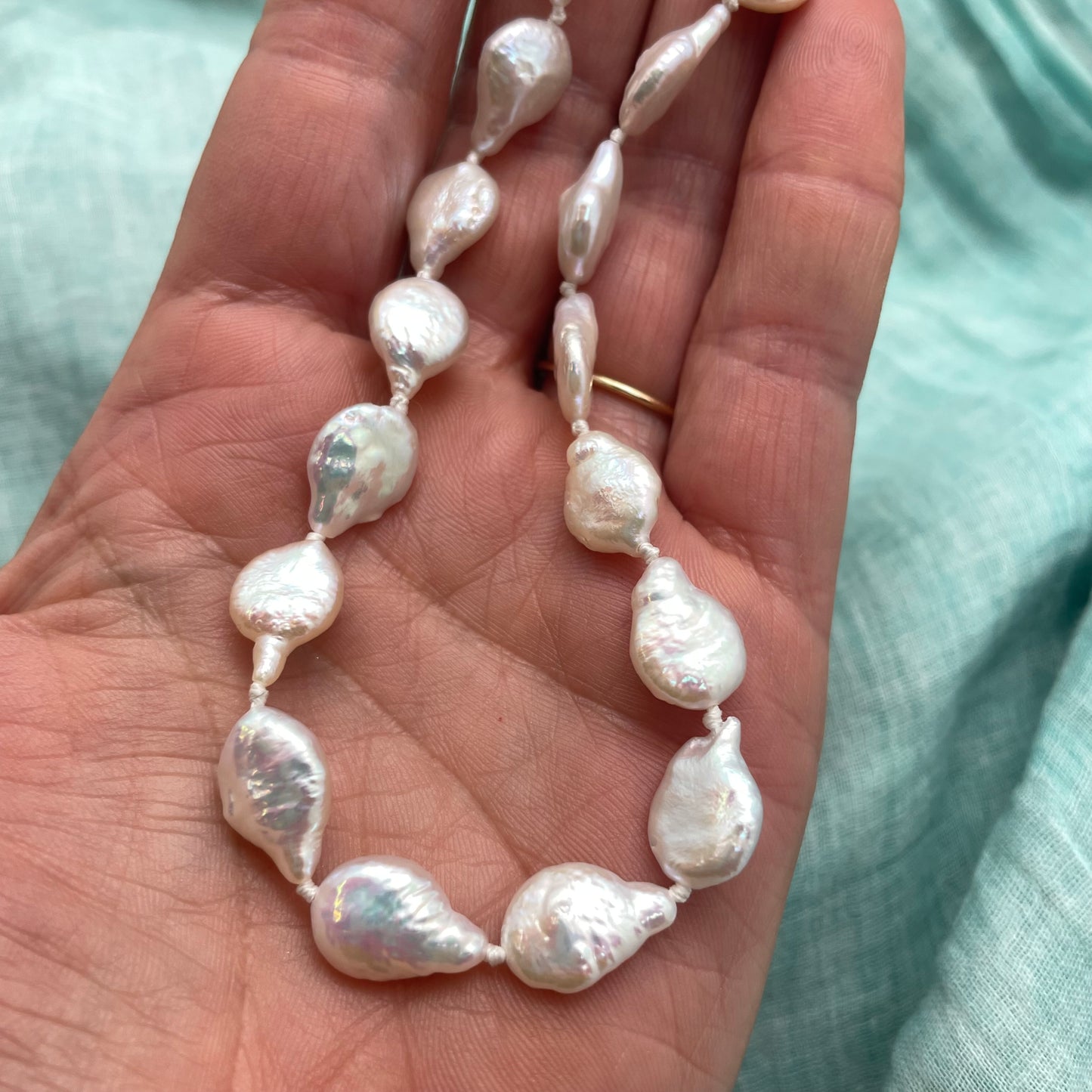Pearls on Silk: Coin Pearls