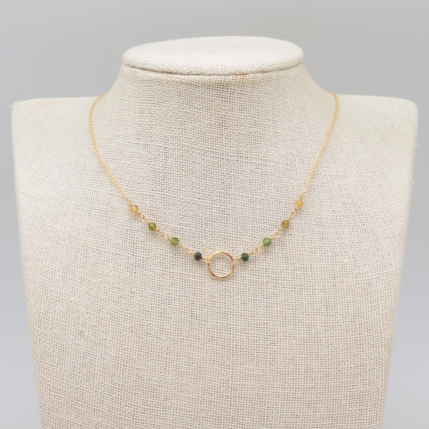 Gem-Kissed: Kylie, Green-to-Gold Tourmaline