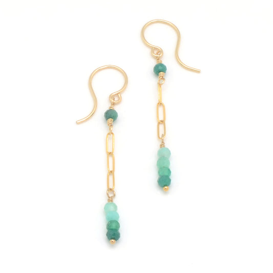 Ombre Shortstops: Emerald