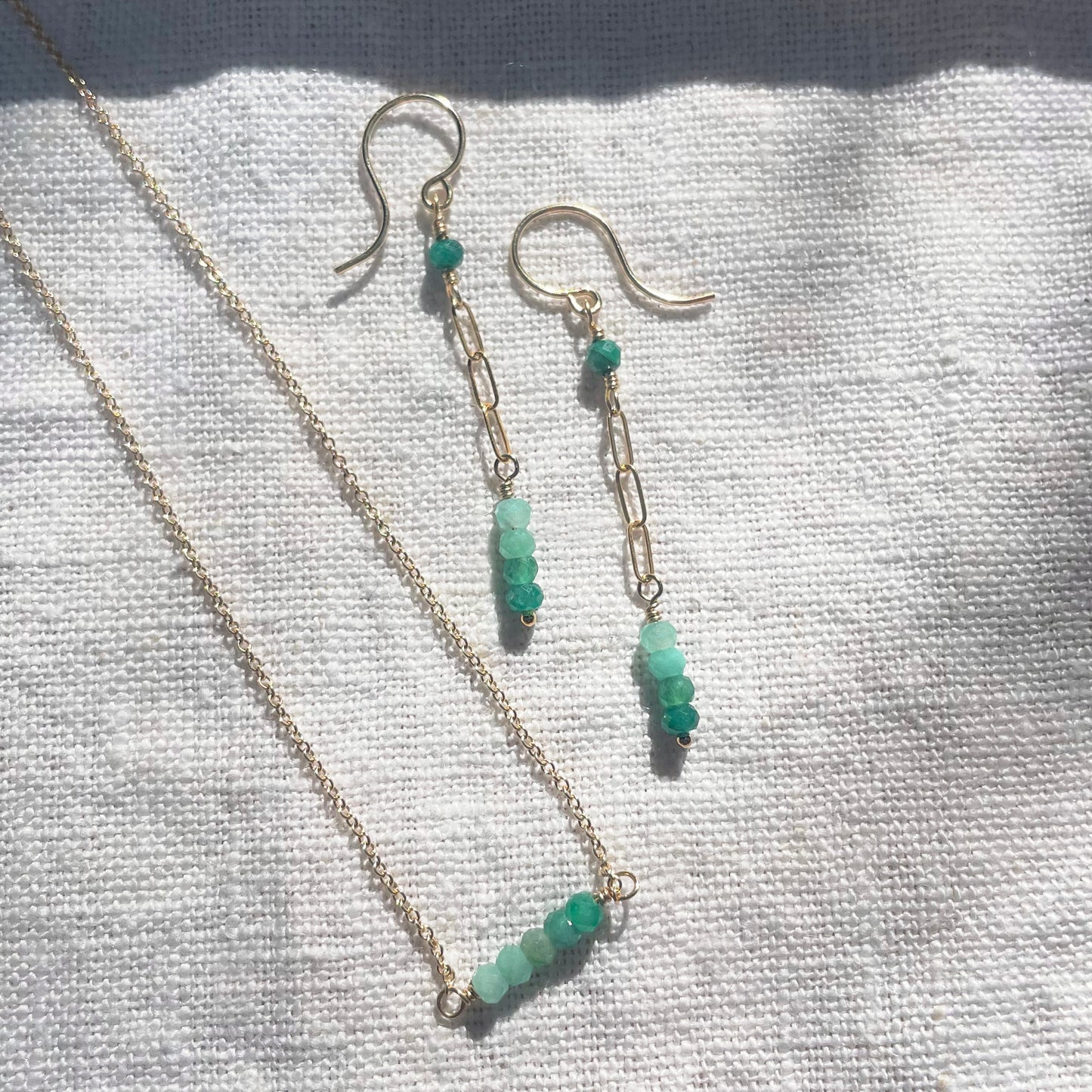 Ombre Shortstops: Emerald