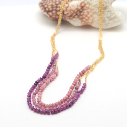 Peekskill: Ruby, Tourmaline, + Rhodochrosite