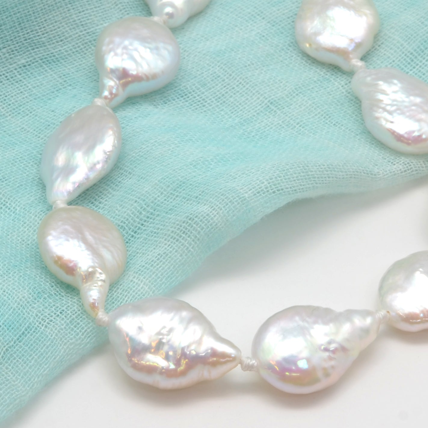 Pearls on Silk: Coin Pearls