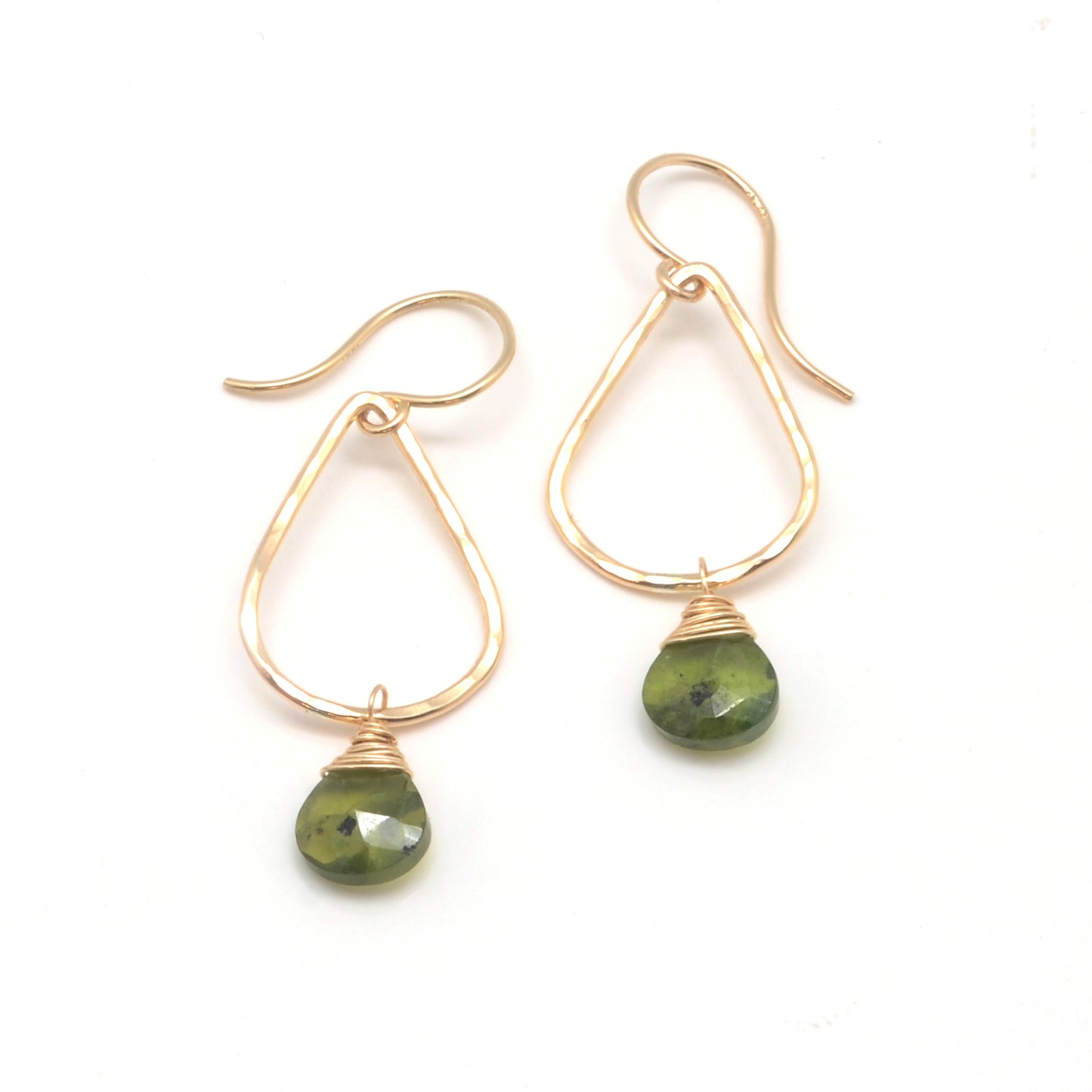 Hammered Tears: Grossular Garnet